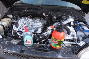 Чем вымыть двигатель автомобиля в домашних условиях