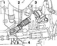 8.2 Снятие и установка автоматической коробки передач Volkswagen Golf IV