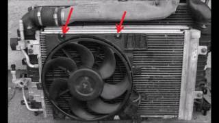 How to remove/replace AC condenser, radiator Opel Zafira, Astra Vauxhall