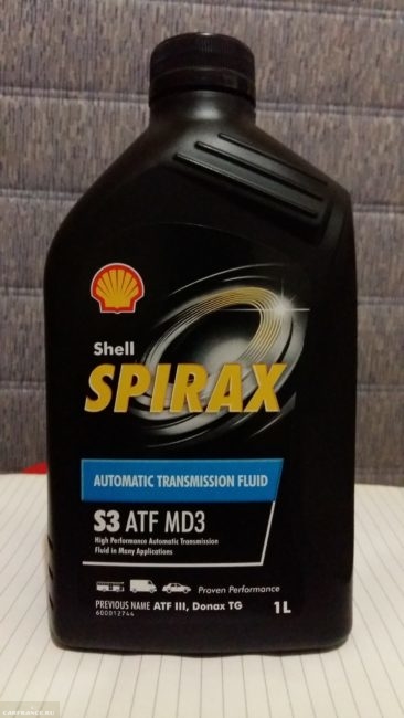Трансмиссионное масло синтетика SHELL Spirax S3 ATF MD3 Форд Фокус 2
