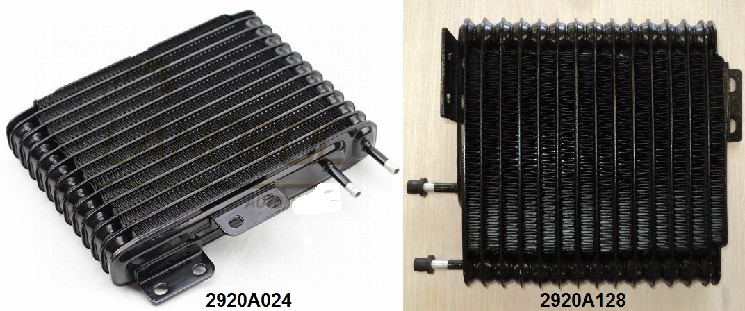 Радиаторы 2920A024 и 2920А128 охлаждения рабочей жидкости автоматической коробки передач двигателя 6В31 Mitsubishi Outlander XL