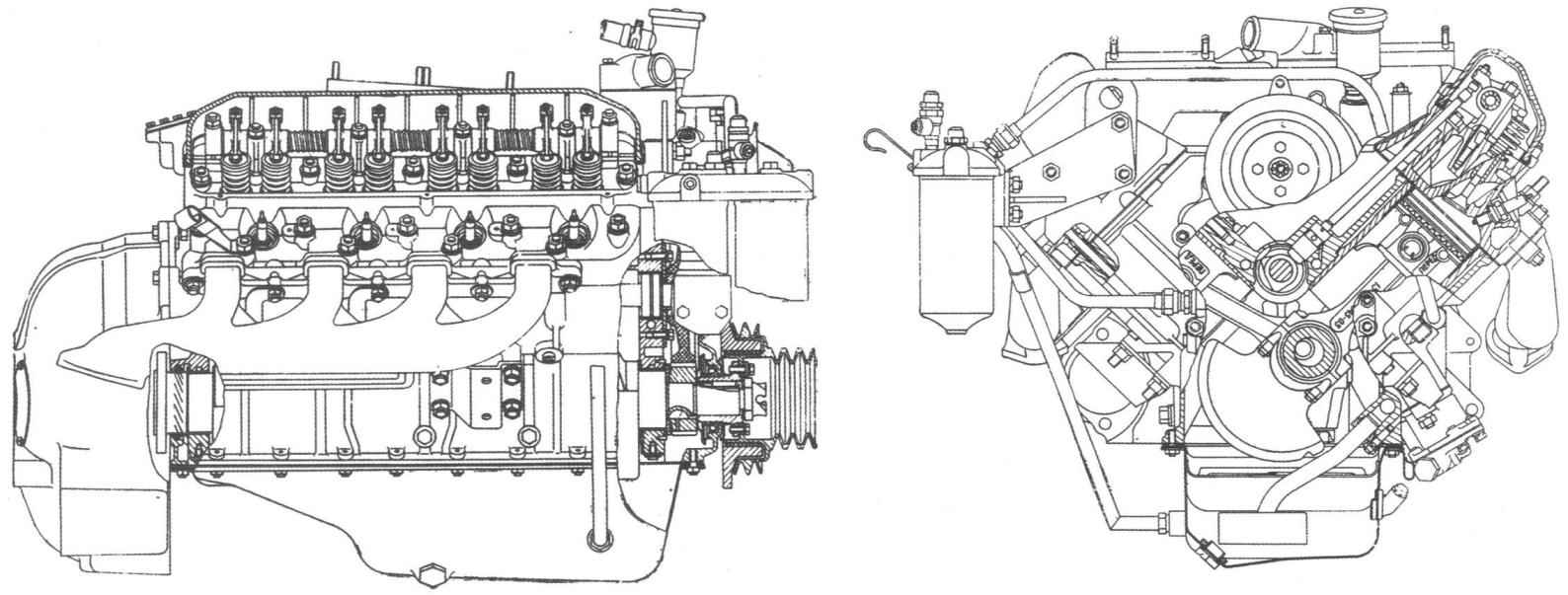 Восьмицилиндровый V-образный двигатель ЗМЗ-14 (ГАЗ-14)