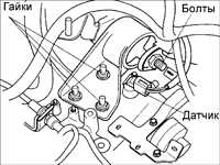 10.8 Снятие и установка автоматической коробки передач Kia Sephia