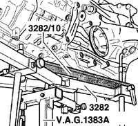 8.2.2 Снятие коробки передач Volkswagen Passat B5