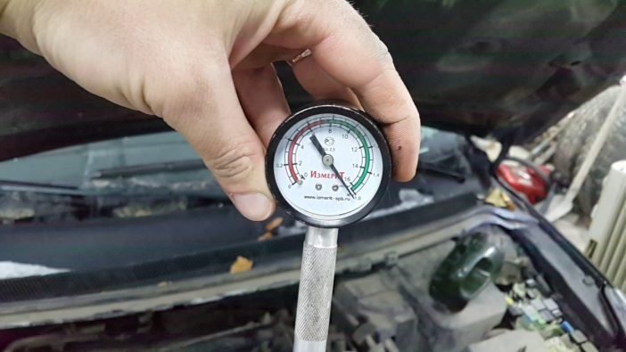 Измерение компрессии дизельного двигателя