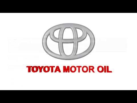 Масла в двигатель Тойота (Toyota motor oil)