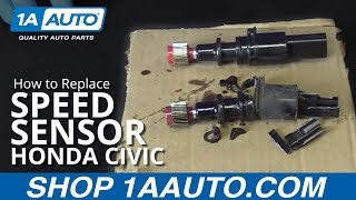 How to Install Replace Speed Sensor 2001-05 Honda Civic