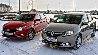 АМТ Лада Веста против Easy R от Рено! Lada Vesta против Renault Logan. Отзыв владельца Логана