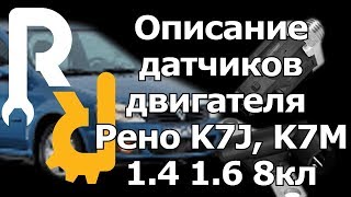 Описание всех датчиков двигателя Рено 1,4 1,6 8V
